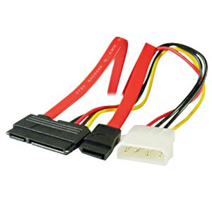 SATA Combo Cable Data & Molex to SATA Power Lead SATA Combo Cable Data & Molex to SATA Power Lead